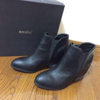 スナイデル(SNIDEL)の試着のみ♡スナイデルサイドゴアブーツ(ブーツ)