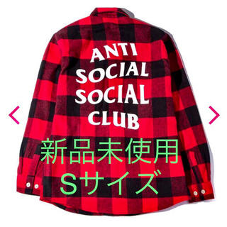 シュプリーム(Supreme)のANTI SOCIAL SOCIAL CLUB 厚手チェック柄ネルシャツ(シャツ)