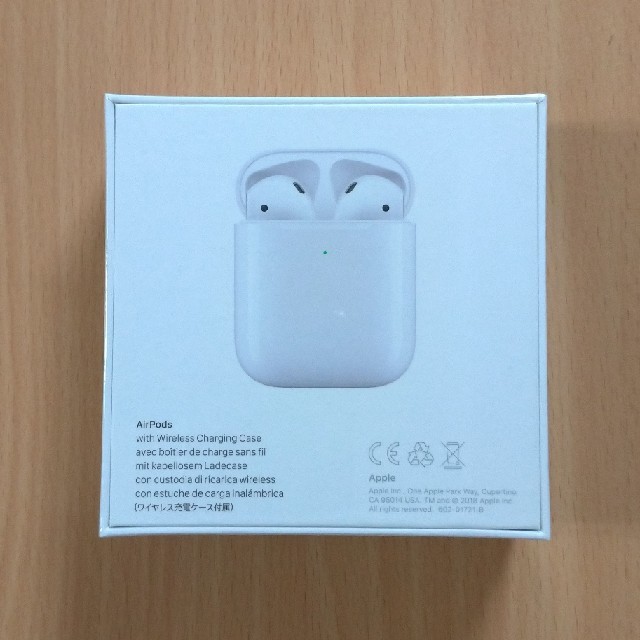 新品・未開封☆AirPods MRXJ2J/A(ワイヤレス充電）スマホ/家電/カメラ