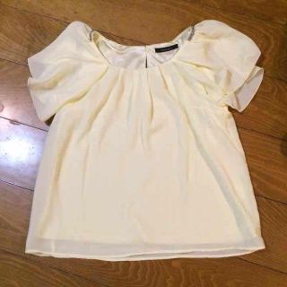 ページボーイ(PAGEBOY)のページボーイ シフォンビジューカットソー(Tシャツ(半袖/袖なし))