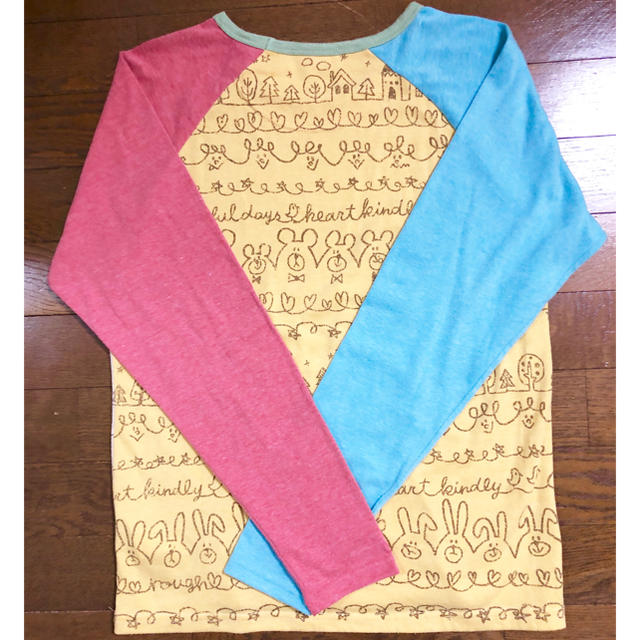 rough(ラフ)のrough🌟うさぎさん🐰とクマさん🐻の長袖Tシャツ レディースのトップス(Tシャツ(長袖/七分))の商品写真