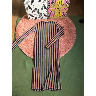 ザラ(ZARA)の【にこさま専用】ZARAボーダーワンピース(ひざ丈ワンピース)