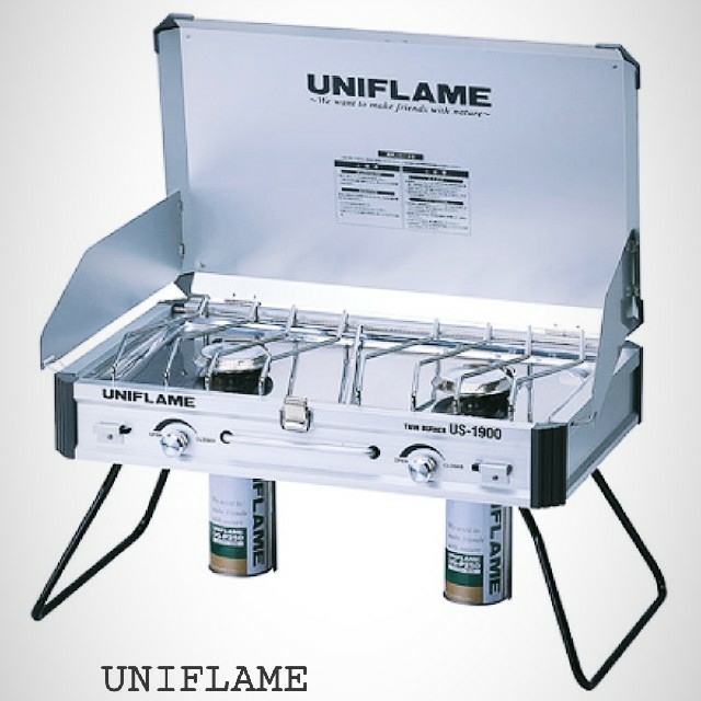 アウトドア最安 ユニフレーム ツインバーナーUS-1900 新品未使用 
UNIFLAME