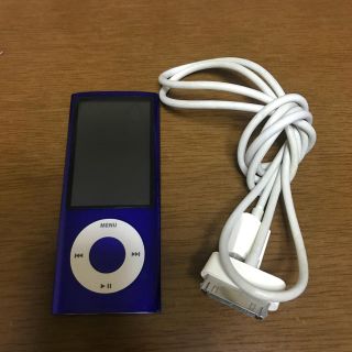 アップル(Apple)のiPod nano(パープル)(ポータブルプレーヤー)