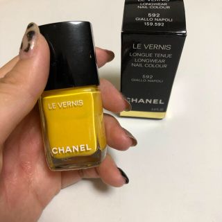 シャネル(CHANEL)のシャネル ネイル ヴェルニ 592 イエロー 黄色(マニキュア)