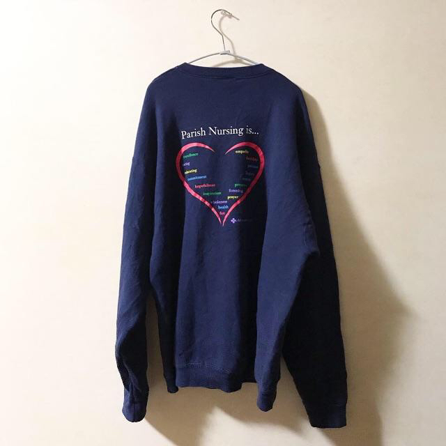 BEAMS(ビームス)のnavy heart sweat メンズのトップス(スウェット)の商品写真