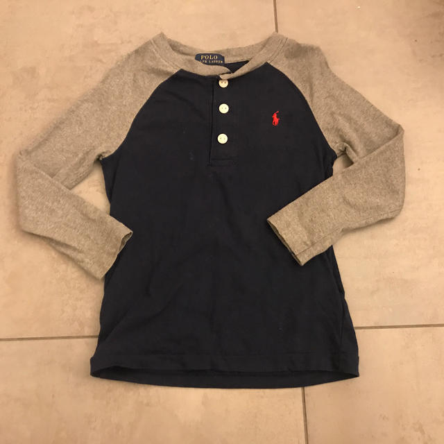 Ralph Lauren(ラルフローレン)のラルフローレン ラグランロンT 110 キッズ/ベビー/マタニティのキッズ服男の子用(90cm~)(Tシャツ/カットソー)の商品写真