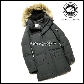 カナダグース(CANADA GOOSE)のカナダグース エモリー BLACK LABEL パーカ ダウン メンズ XS(ダウンジャケット)