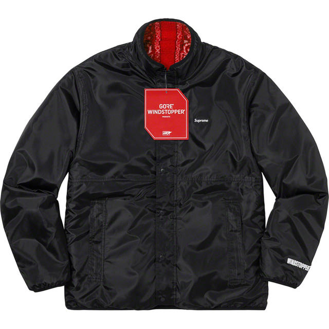 Supreme(シュプリーム)のReversible Bandana Fleece Jacket red s メンズのジャケット/アウター(ブルゾン)の商品写真