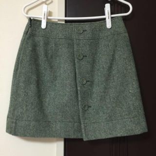 プロポーションボディドレッシング(PROPORTION BODY DRESSING)の後ろ飾りボタンミニスカート(ミニスカート)