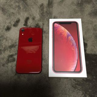 アップル(Apple)のiPhoneXR productRED(スマートフォン本体)