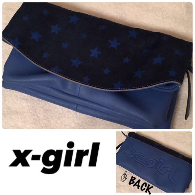 X-girl - x-girlクラッチバッグの通販 by Mika 's shop｜エックス