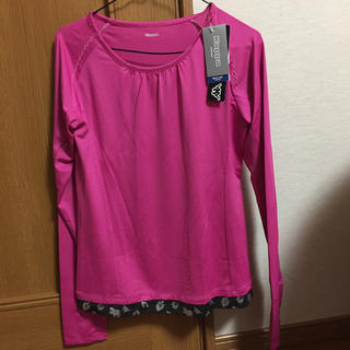カッパ(Kappa)の新品タグ付きkappa長袖Tシャツピンク(Tシャツ(長袖/七分))