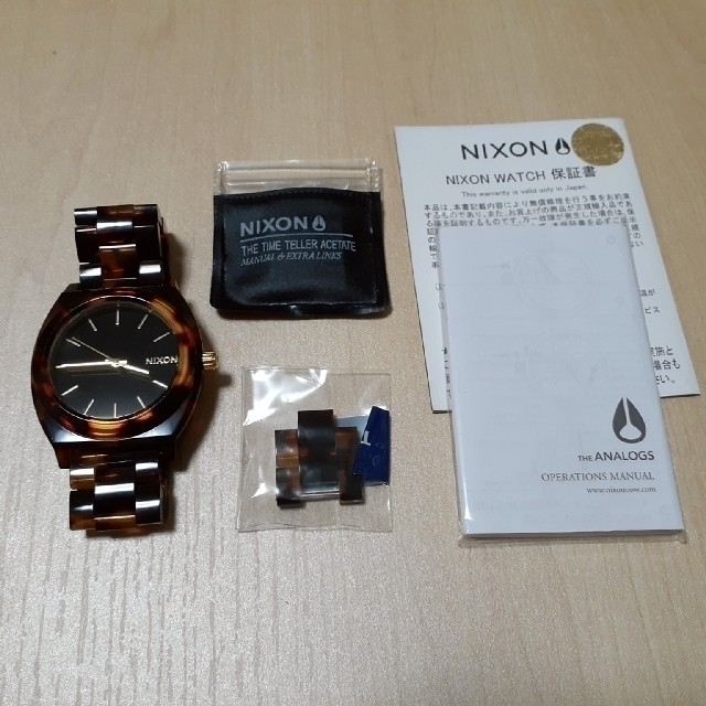 NIXON(ニクソン)の【ななこ様専用】NIXON TIME TELLER ACETATE レディースのファッション小物(腕時計)の商品写真