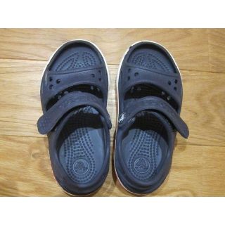 クロックス(crocs)のクロックス　クロックバンド2.0サンダル【C8/15.5㎝】ネイビー(サンダル)