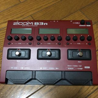 ズーム(Zoom)のZOOM B3n Multi-Effects Processor【最終値下げ】(ベースエフェクター)