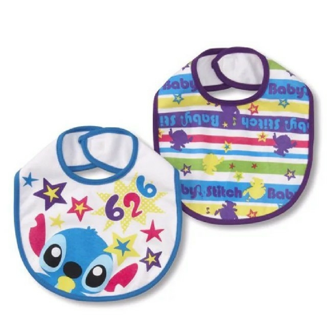 新しいスタイル 新品♡スティッチ スタイ よだれかけ 2枚セット
