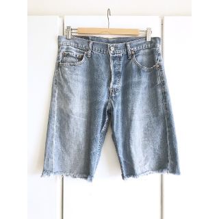 リーバイス(Levi's)のリーバイス／Levi's501／カットオフデニム／ハーフパンツ／ジーンズ／W33(ショートパンツ)