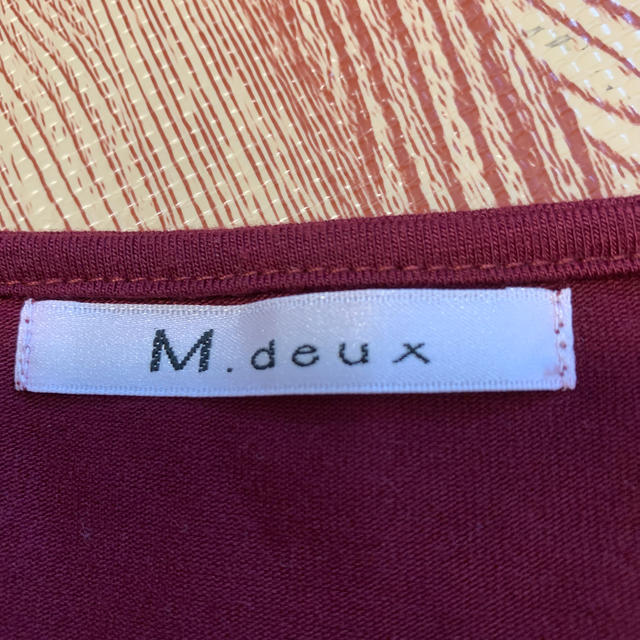 M.deux(エムドゥー)のM.deuxトップス レディースのトップス(カットソー(半袖/袖なし))の商品写真