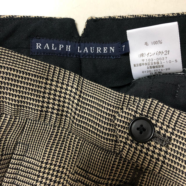 Ralph Lauren(ラルフローレン)の小さいサイズ　ラルフローレン ＊ RALPH LAUREN ウール パンツ(7) レディースのパンツ(カジュアルパンツ)の商品写真