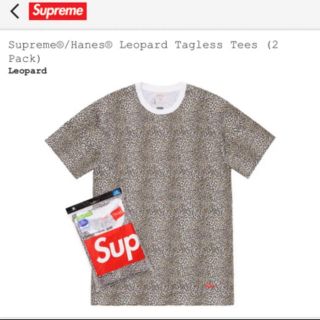 シュプリーム(Supreme)のSupreme Hanes ヘインズ Tシャツ Leopard レオパード M(Tシャツ/カットソー(半袖/袖なし))