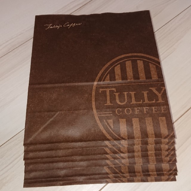 TULLY'S COFFEE(タリーズコーヒー)のタリーズ紙袋 ８枚 レディースのバッグ(ショップ袋)の商品写真