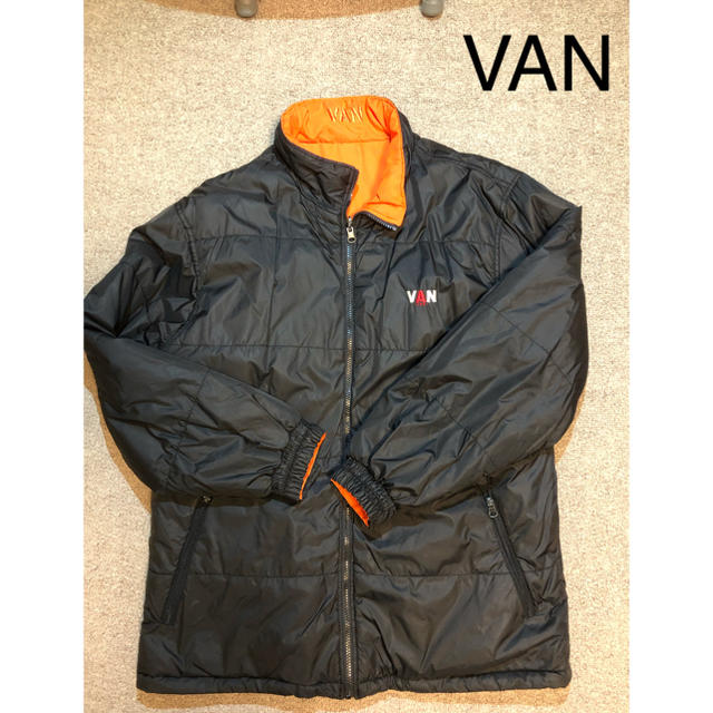 VAN Jacket(ヴァンヂャケット)のVAN／⑭コーチジャケット（Ｌ）リバーシブル／ブラック＆オレンジ メンズのジャケット/アウター(その他)の商品写真