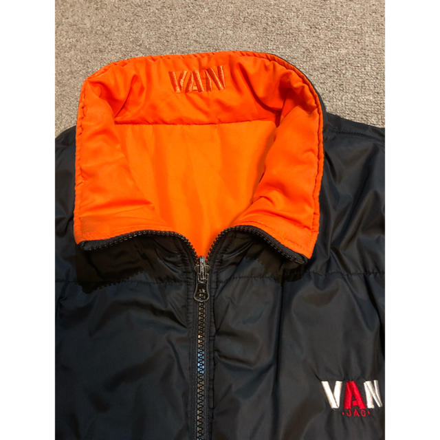 VAN Jacket(ヴァンヂャケット)のVAN／⑭コーチジャケット（Ｌ）リバーシブル／ブラック＆オレンジ メンズのジャケット/アウター(その他)の商品写真