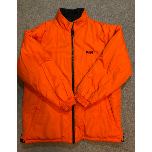 VAN Jacket(ヴァンヂャケット)のVAN／⑭コーチジャケット（Ｌ）リバーシブル／ブラック＆オレンジ メンズのジャケット/アウター(その他)の商品写真