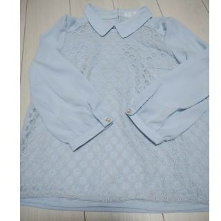 フェルゥ(Feroux)の※コニー様専用　Feroux　フェルゥ　シフォンブラウス　ブルー(シャツ/ブラウス(長袖/七分))