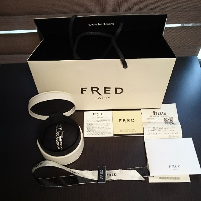 FRED(フレッド)のフレッド フォース10 FRED FORCE10 ブレスレットケーブル LM メンズのアクセサリー(ブレスレット)の商品写真