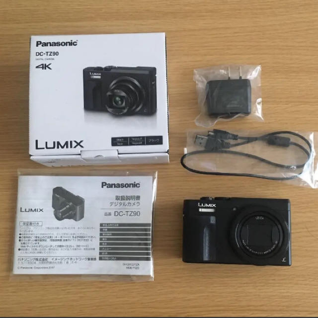 Panasonic(パナソニック)の【一年保証書付き】Panasonic LUMIX DC-TZ90 スマホ/家電/カメラのカメラ(コンパクトデジタルカメラ)の商品写真