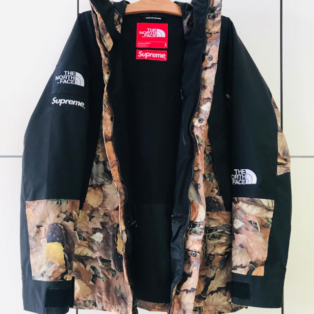 Supオマケ付き!国内正規品 Supreme S マウンテンパーカー 枯葉 美品-