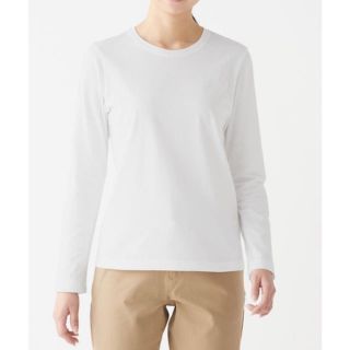 ムジルシリョウヒン(MUJI (無印良品))の【新品未使用品】無印良品 ＊ 長袖Tシャツ(Tシャツ(長袖/七分))