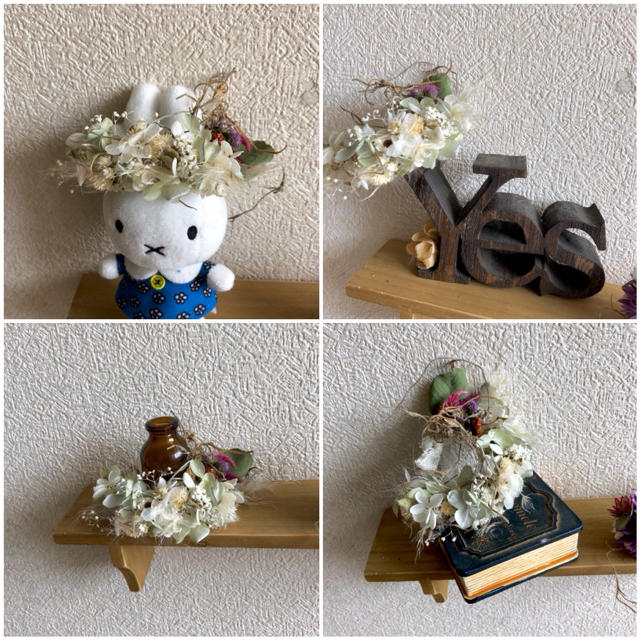 リースブーケ angel's wing 〜天使の羽に花かんむりを添えて〜 - ブーケ