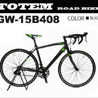 シマノ(SHIMANO)のTOTEMロードバイク15B408デュアルコントロールレバー軽量アルミ480黒(自転車本体)