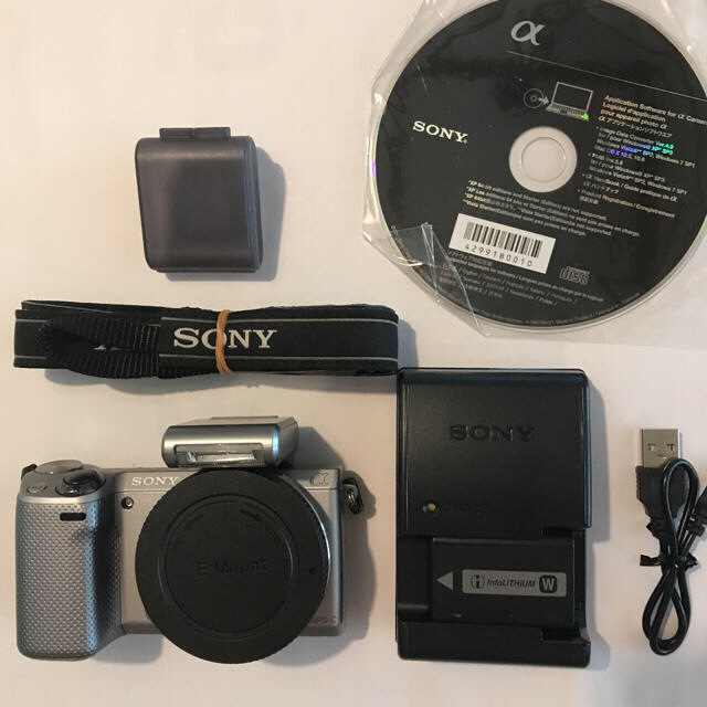 SONY NEX-5R 充電器 バッテリー ショット数約2000回強