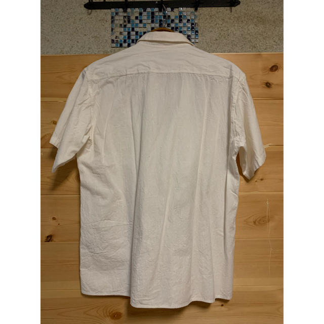 Buzz Rickson's(バズリクソンズ)のバズリクソンズ 白シャツ Mサイズ 消費税前のセール メンズのトップス(Tシャツ/カットソー(半袖/袖なし))の商品写真