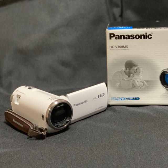 Panasonic ビデオカメラ V360MS【バッテリー4個付】 Panasonic ビデオカメラ V360MS【バッテリー4個付】