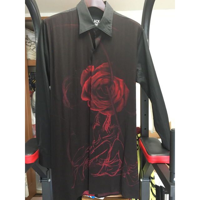 Yohji Yamamoto Back Opening Print Shirt