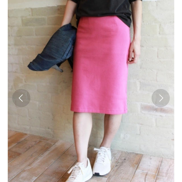 FRAMeWORK(フレームワーク)の【金子 綾×FRAMeWORK】ミラノリブタイトスカート レディースのスカート(ひざ丈スカート)の商品写真
