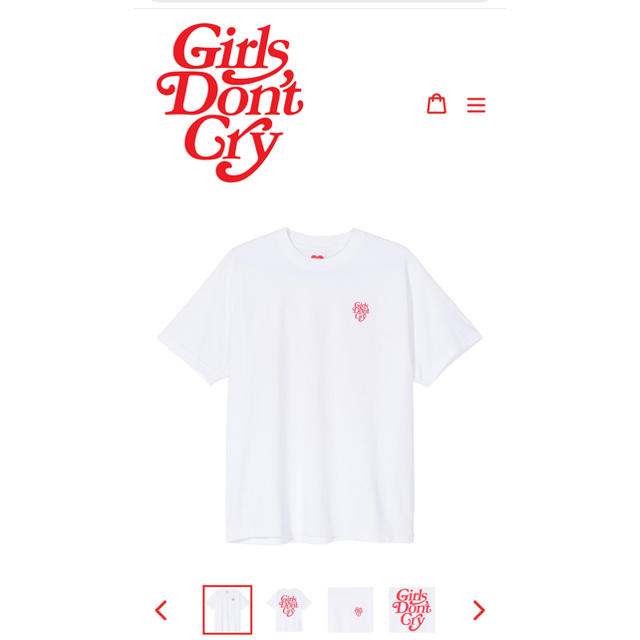 GDC(ジーディーシー)のgirls don’t cry tee メンズのトップス(Tシャツ/カットソー(半袖/袖なし))の商品写真