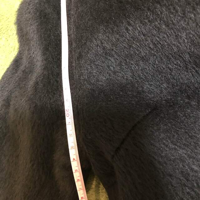 ADORE(アドーア)のマルティニーク  ブラック ショートファー  シャギー コート レディースのジャケット/アウター(毛皮/ファーコート)の商品写真