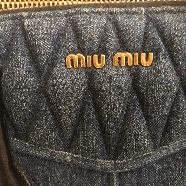 miumiu デニムハンドバッグの通販 by さ's shop｜ミュウミュウならラクマ - MIUMIU 最新作