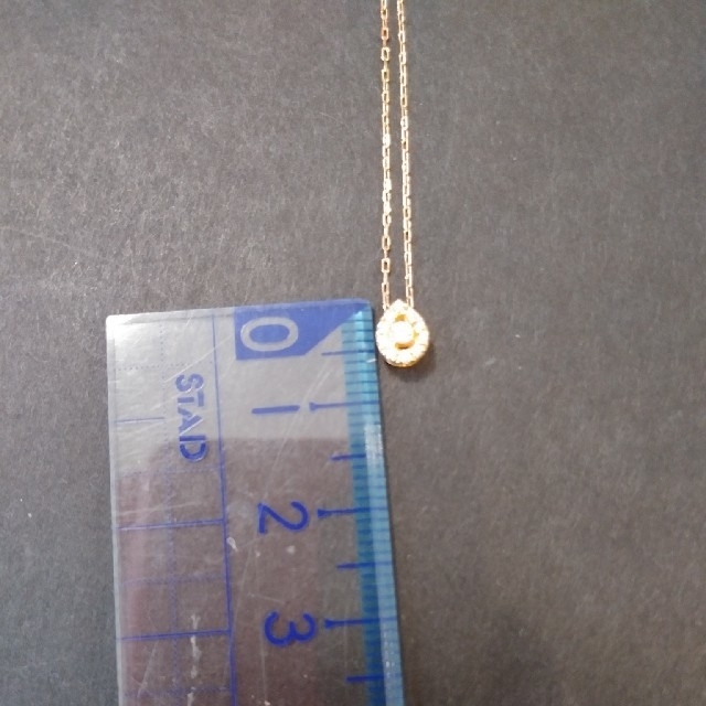 4℃　K18 刻印ありダイヤ　ネックレス　1.2g