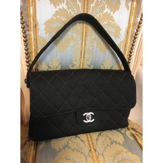 シャネル(CHANEL)の正規品 シャネル マトラッセ 希少 ダブルフェイス  バッグ 黒 ターンロック(ハンドバッグ)