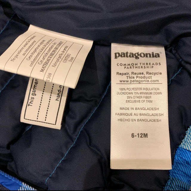 patagonia(パタゴニア)のパタゴニア ベビー ダウンジャケット キッズ/ベビー/マタニティのベビー服(~85cm)(ジャケット/コート)の商品写真