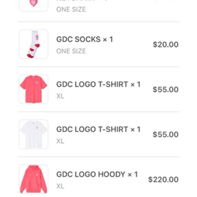 GDC(ジーディーシー)のGDC LOGO Tシャツ  メンズのトップス(Tシャツ/カットソー(半袖/袖なし))の商品写真