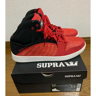 スープラ(SUPRA)のSUPRA スニーカー 赤 29cm(スニーカー)