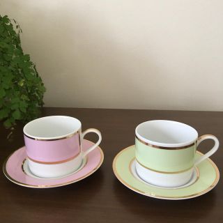 ラデュレ(LADUREE)のラデュレ カップアンドソーサー２客(食器)